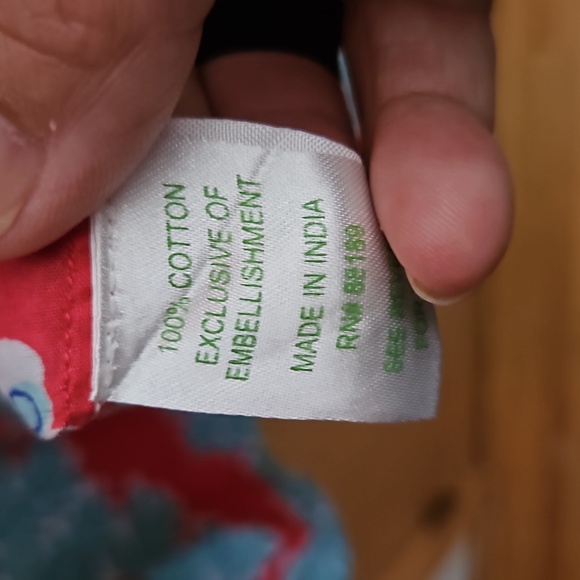 Lilly Pulitzer Sarasota Seashell Beaded Tunic Top sz Large - Picture 5 of 5